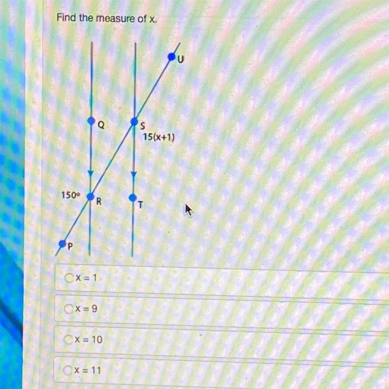 Find the measurement of x-example-1