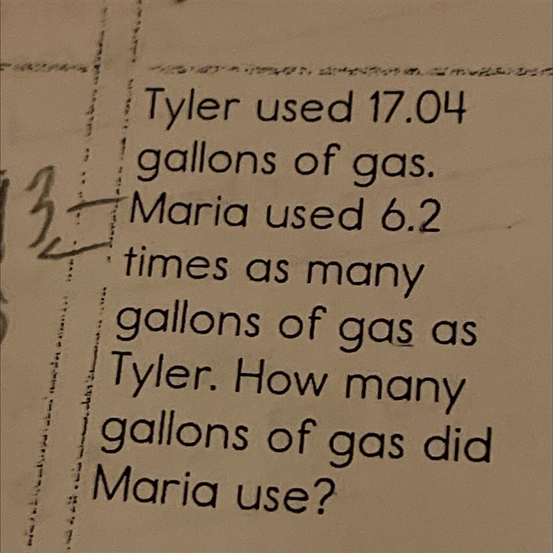 How many gallons of gas did I Maria use?-example-1