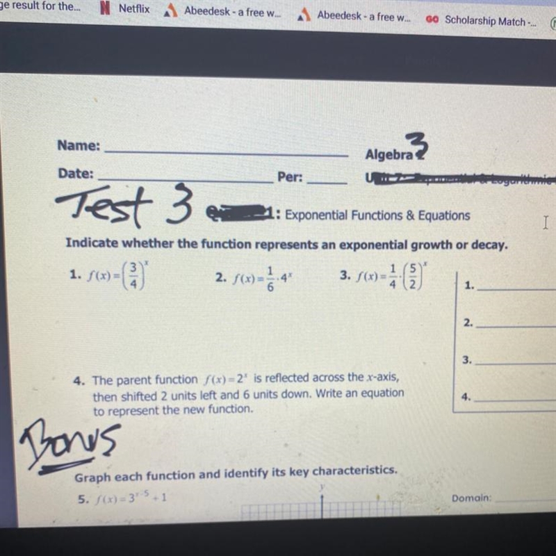 Indicate whether the function represents an exponential growth or decay.-example-1