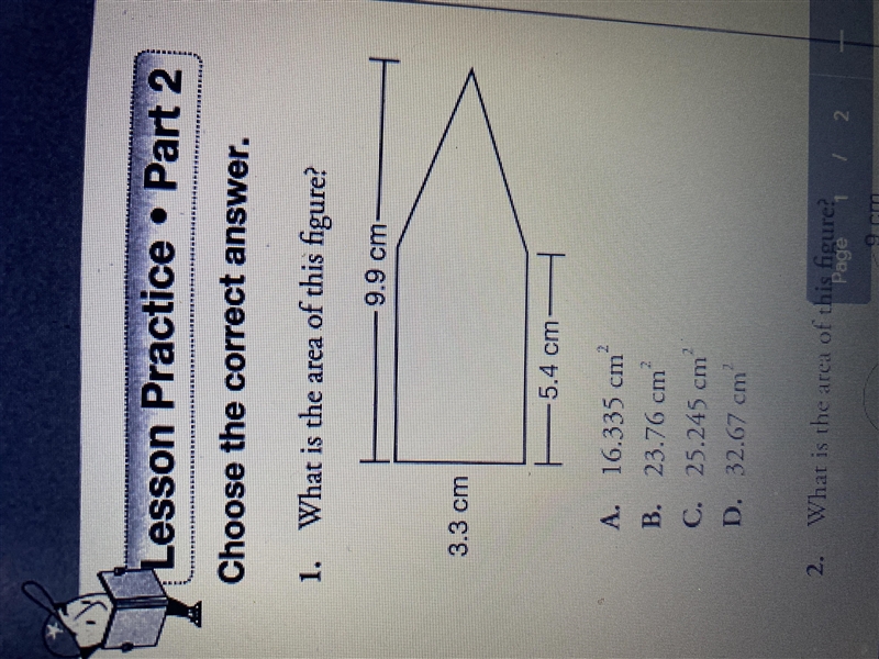 What is the area of the figure-example-1