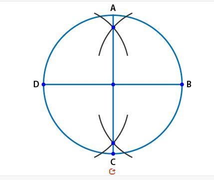 1. What inscribed polygon is being constructed? Explain how you know.-example-1