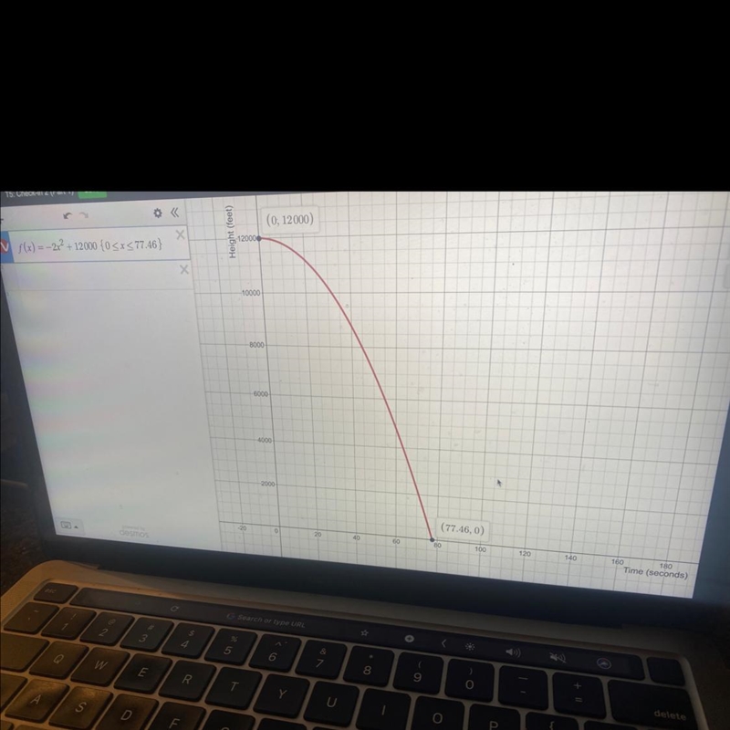 What and which at time are the maximum and minimum speeds in this function?-example-1