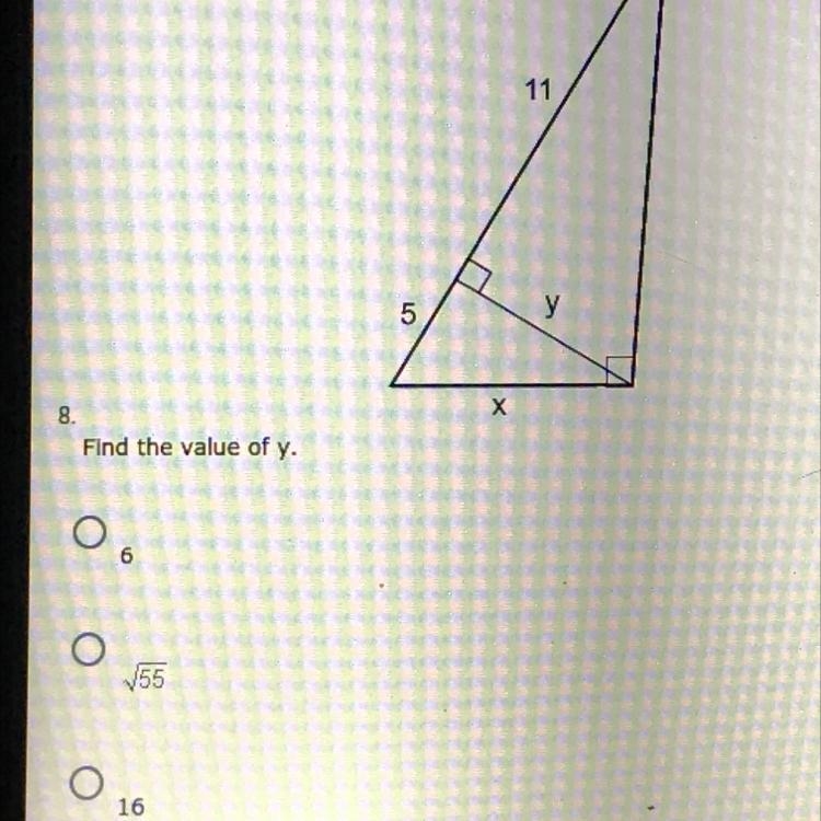 Find the value of y . Please help !-example-1