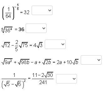 Please dont delete my question i really need help Select True or False for each statement-example-1