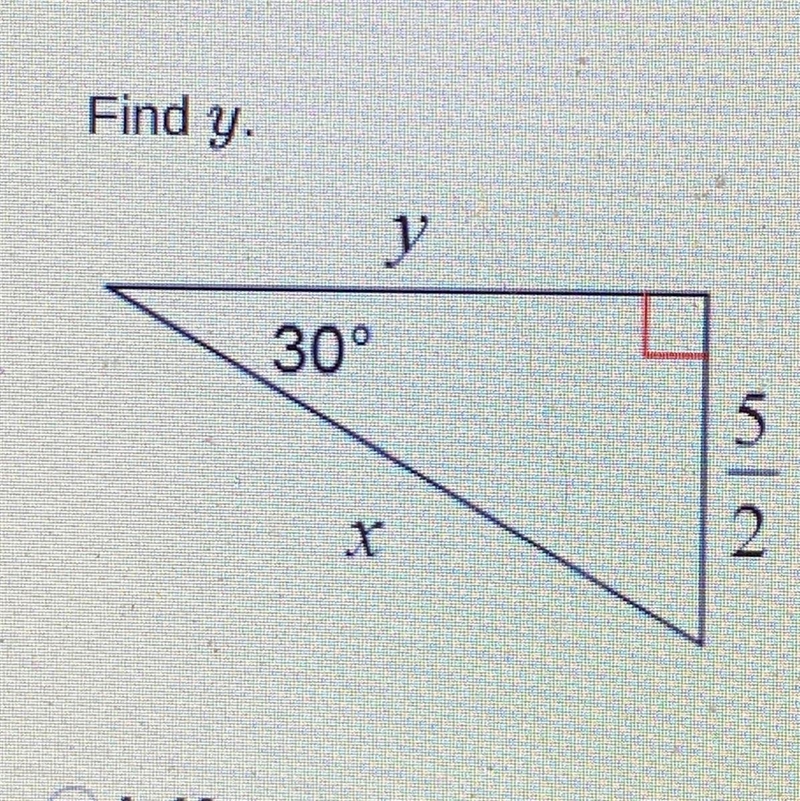 Find y on this triangle-example-1