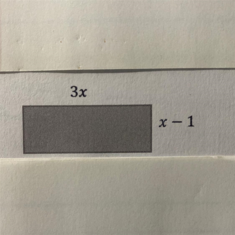 Write the area of each rectangle as a polynomial. How do I do this?-example-1