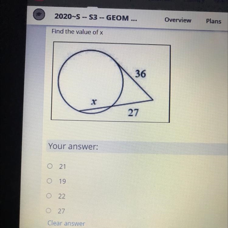 Find the value of x (please)-example-1