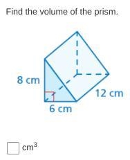 WHAT IS THE VOLUME OF THE PRISM?! 40 POINTS!!-example-1