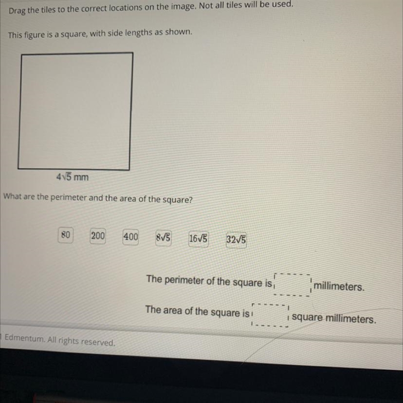 This figure is a square, with side lengths as shown-example-1