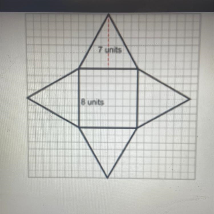 Please help! - What is the area of the polygon? A) 176 B) 64 C) 288 D) 112-example-1