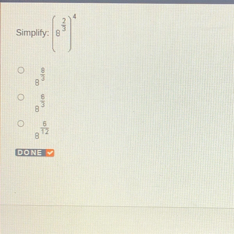 Find the product with the exponent in simplest form. Then, identify the values of-example-1