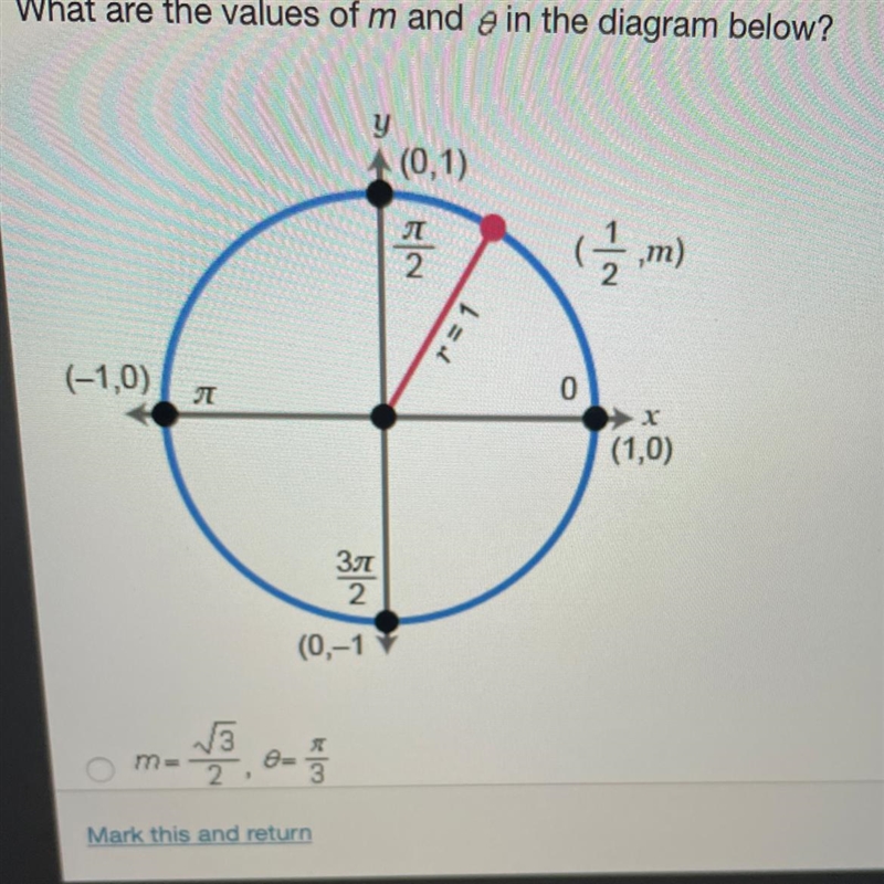 What are the value of m and o in the diagram below?-example-1