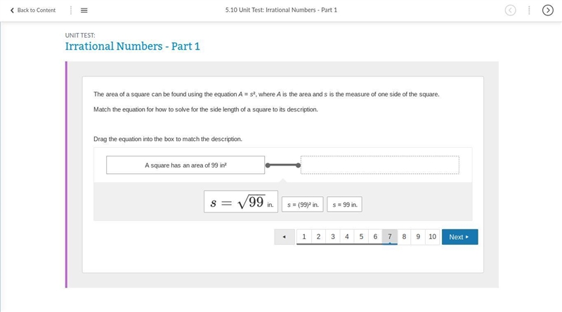 The area of a square can be found using the equation A = s², where A is the area and-example-1