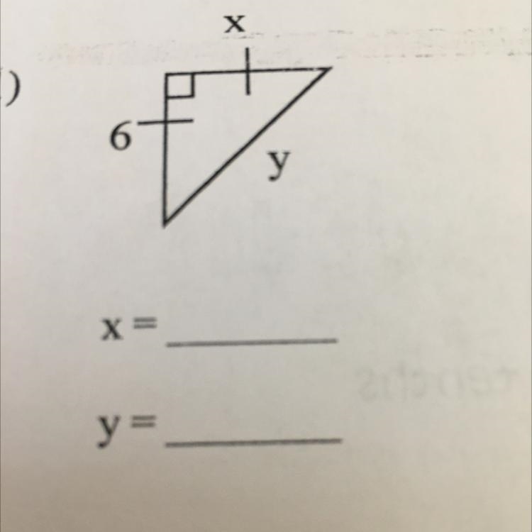 I NEED HELP special right triangle 45-45-90-example-1