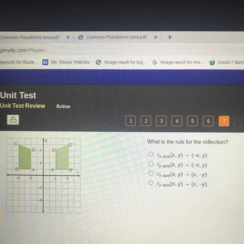 What is the rule for the reflection? Pls help me-example-1