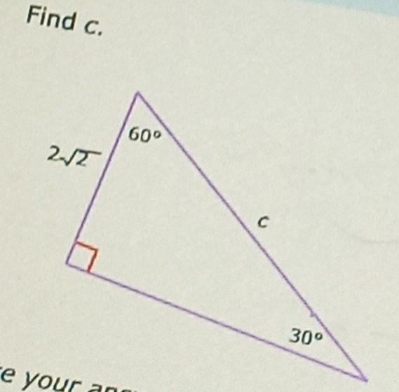 Write your answer in simplest radical form​-example-1