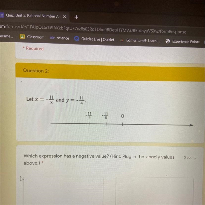 Help 7th grade math i have 2 mins before i guess the answer-example-1