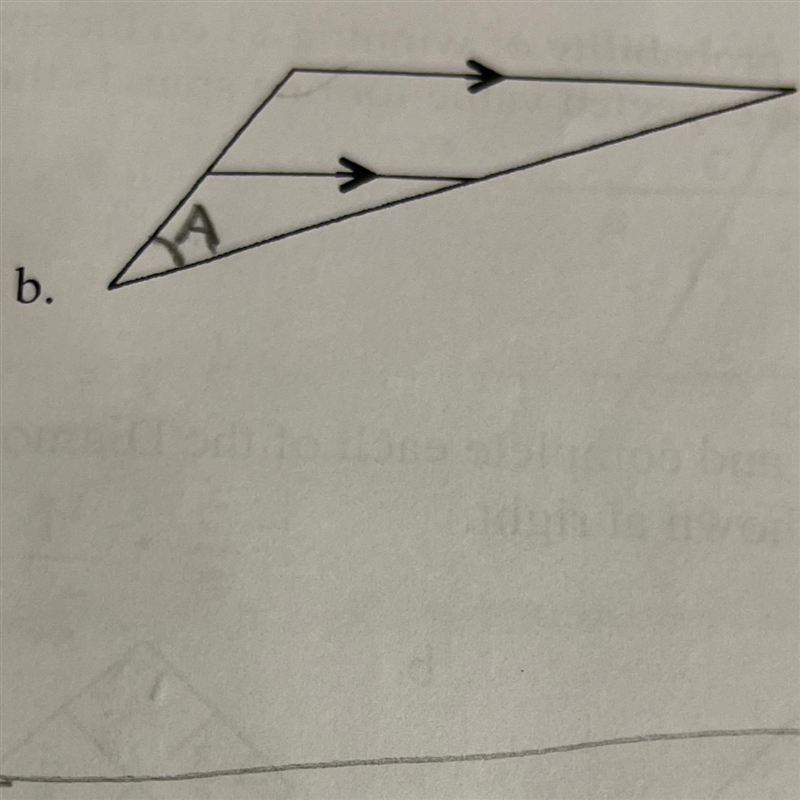 How are these triangles similar?-example-1