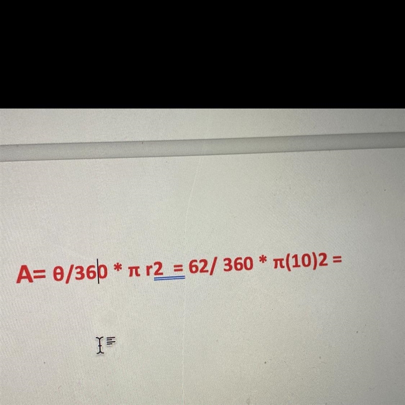 Area of sector calculations . help me and show your work please , thank you so much-example-1