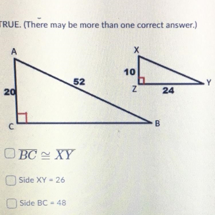 I just need help finding out the missing sides-example-1