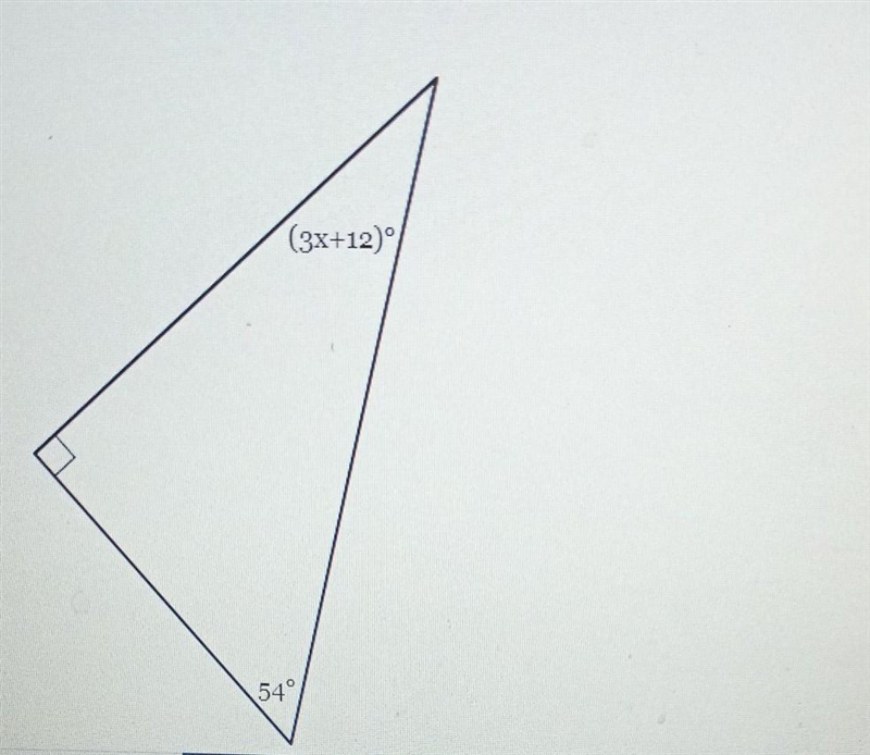 The measures of the angles of a triangle are shown in the figure below. solve for-example-1