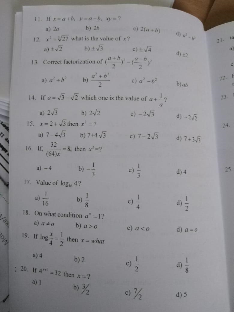 Can someone find the answers of this Multiple Choice Questions for me?? Please! It-example-1