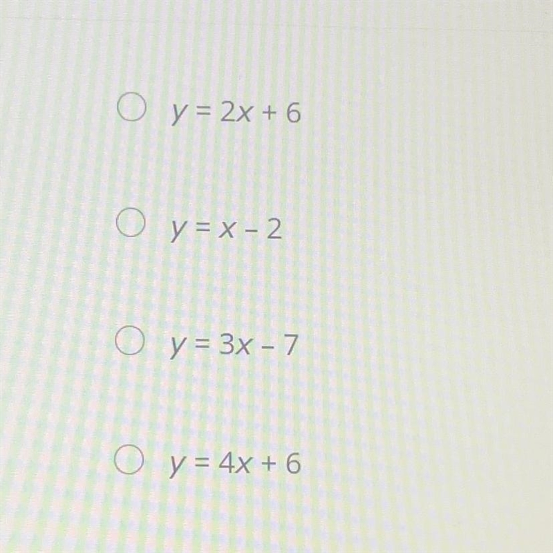 A line passes through the points (1, -4) and (3, 2). Write the equation of the line-example-1