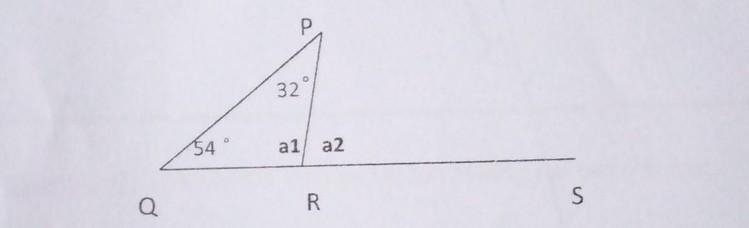 Calculate the size of a1 and a2​-example-1