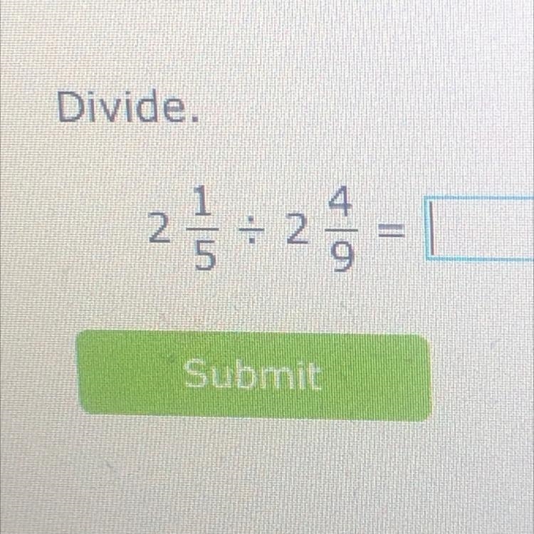 Divide mixed numbers(no decimal answers)-example-1