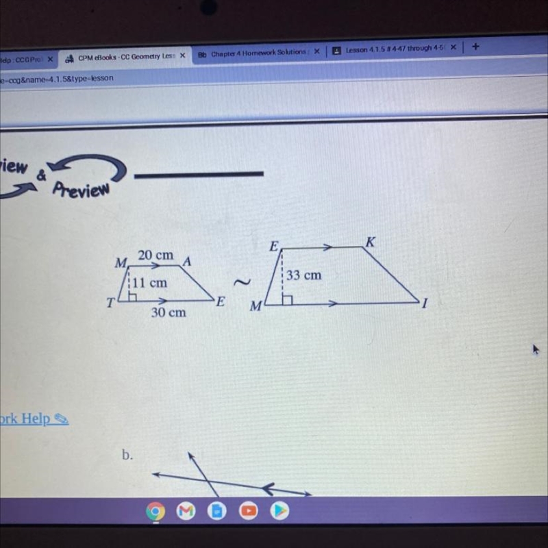 Compare the areas. What is the ratio of the areas? SHOW YOUR WORK-example-1