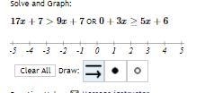 Solve and graph and plot this on the line-example-1