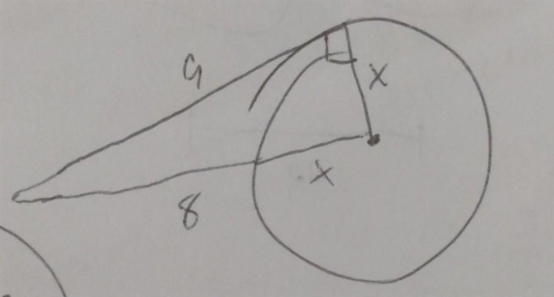 Find the radius of the circle help is VERY appreciated!!​-example-1