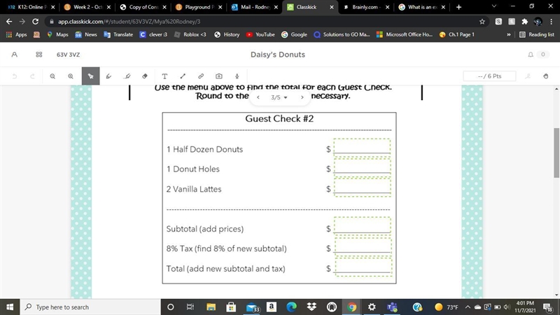 Pls make sure to round to nearest cent is necessary-example-2