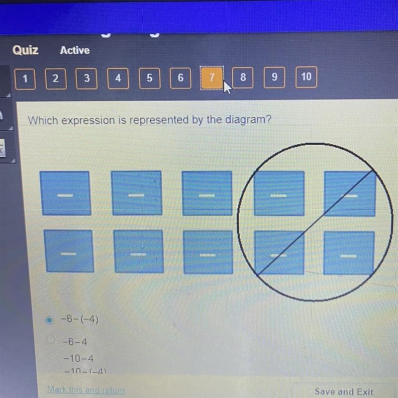 Which expression is represented by the diagram?-example-1