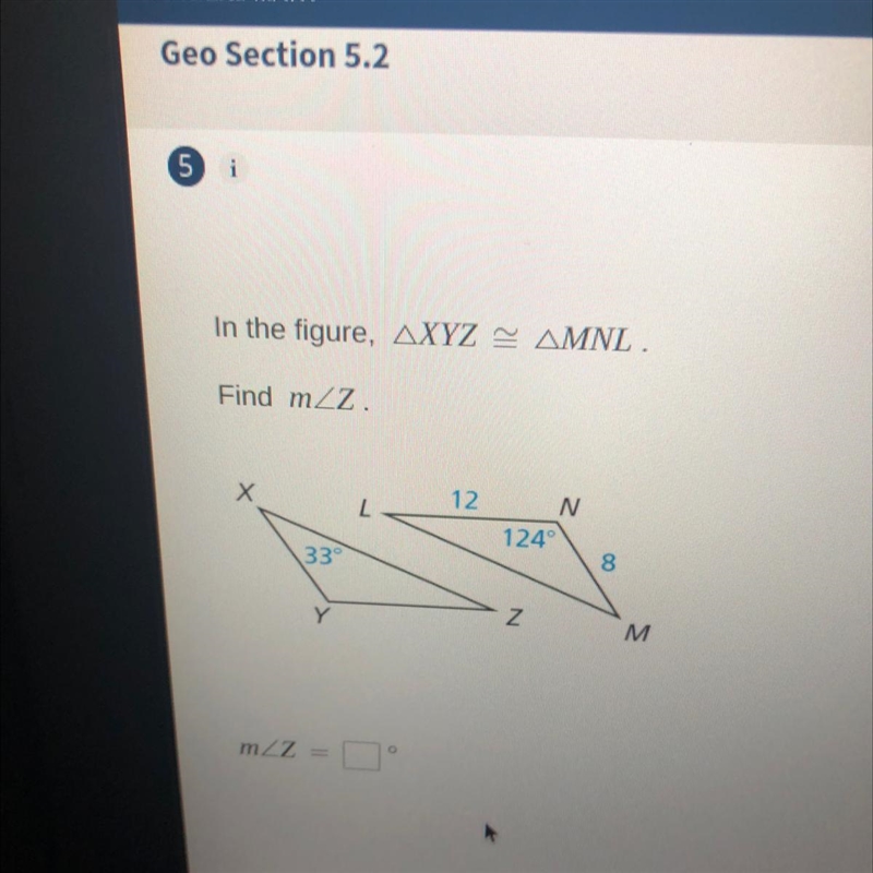 What is the angle of Z?-example-1