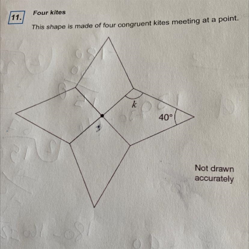 You have to find the value of k-example-1