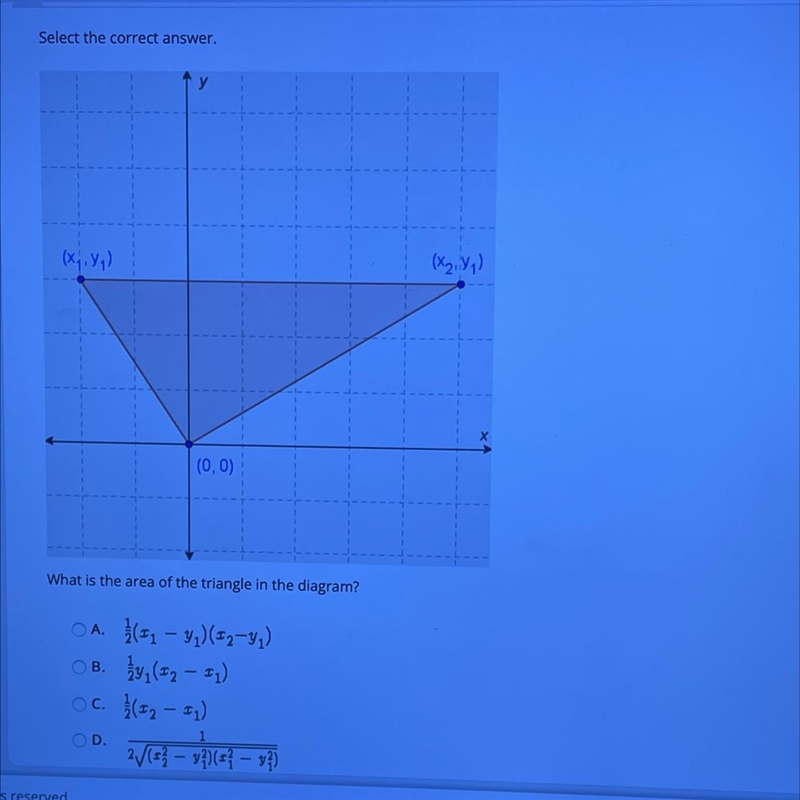 What is the area of the triangle?-example-1