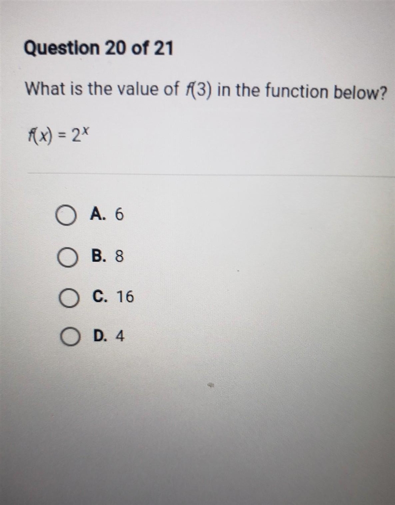 Need help asap what is the value of f(3) in the function below​-example-1