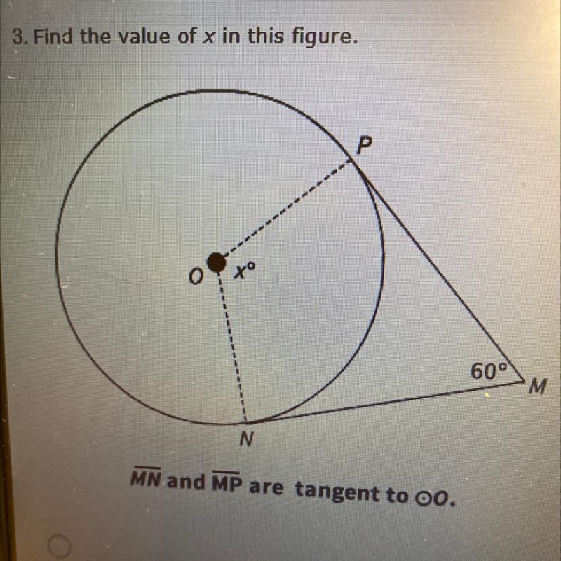 3. Find the value of x in this figure-example-1