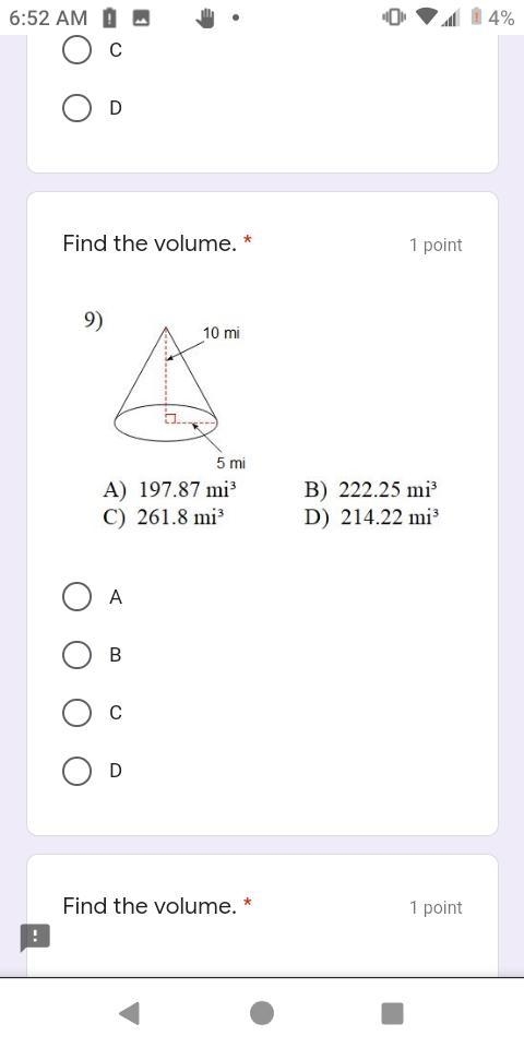 Find the volume please help (Multiple choice)-example-2