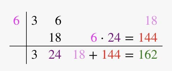 3p squared + 6p + 18 divided by p - 6-example-1