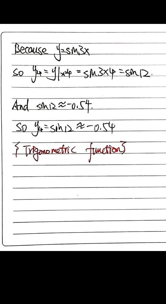 If y = sin 3x, find y" in terms of y.-example-1