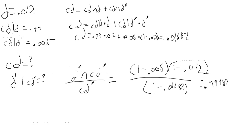 An inspector working for a manufacturing company has a 99% chance of correctly identifying-example-1