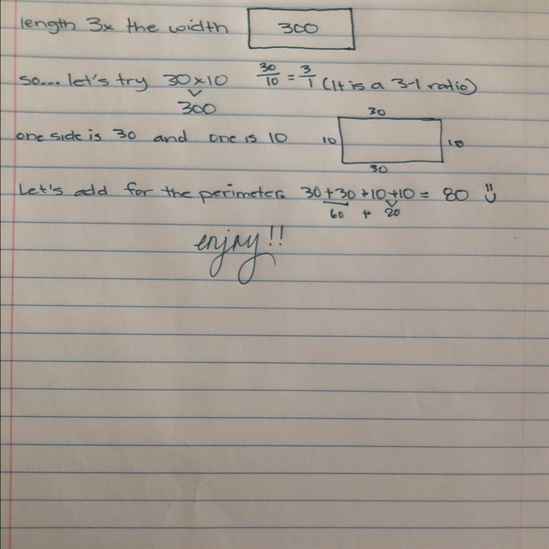 The length of a rectangle is three times its width. If the area of the rectangle is-example-1