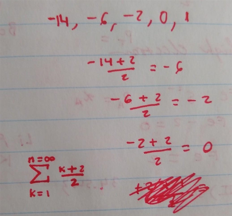 Given the sequence -14, -6, -2, 0, 1, ..., find the recursive formula.-example-1