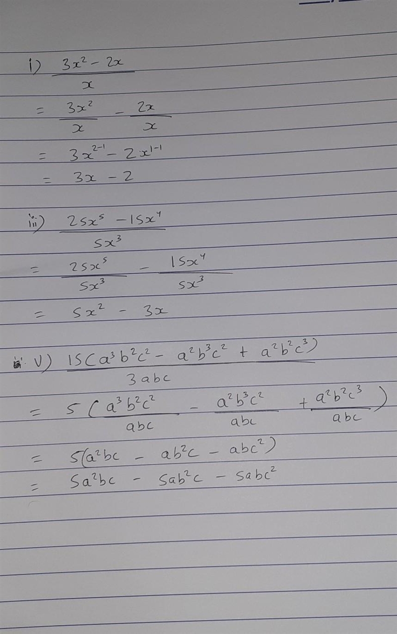 Divide the given polynomial by the given monomial.​-example-1