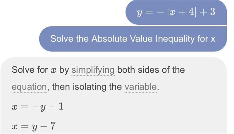 Graph the absolute value equation and describe the transformations of the parent function-example-2