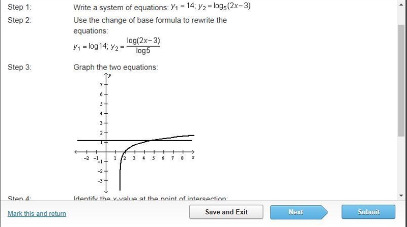 In which step did the student make the first error? step 1 step 2 step 3 step 4-example-1