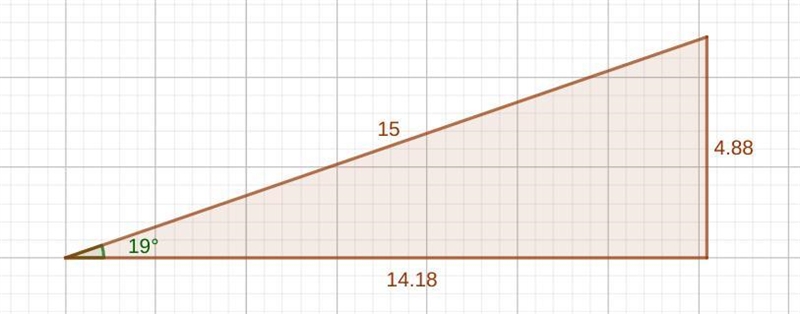 What are the lengths of the legs of a right triangle in which one acute angle measures-example-1