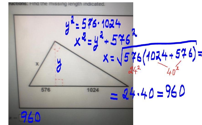 Find the missing length indicated-example-1